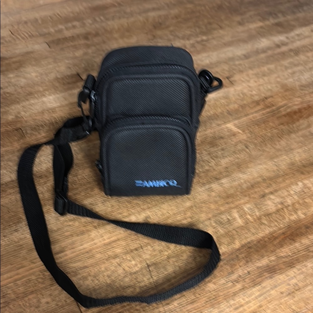 Ambico Black Camera Bag w/ Padded Interior Protection and Adjustable Strap